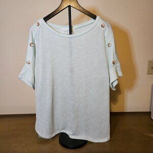 Mint Green Lightweight top by French Laundry